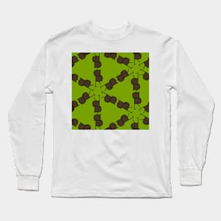 Letter R, the pattern 3 Long Sleeve T-Shirt